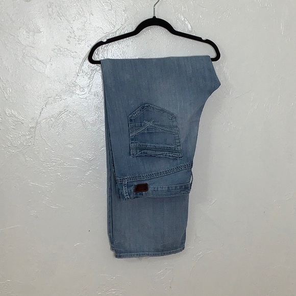 BKE Seth Straight leg distressed ripped destructed men jeans size 42R - Picture 4 of 16